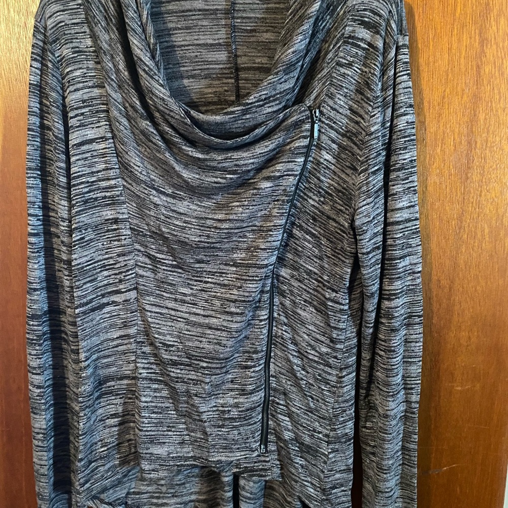 Maurices Jacket Adult XL Heather Gray Side Zip Light Womens